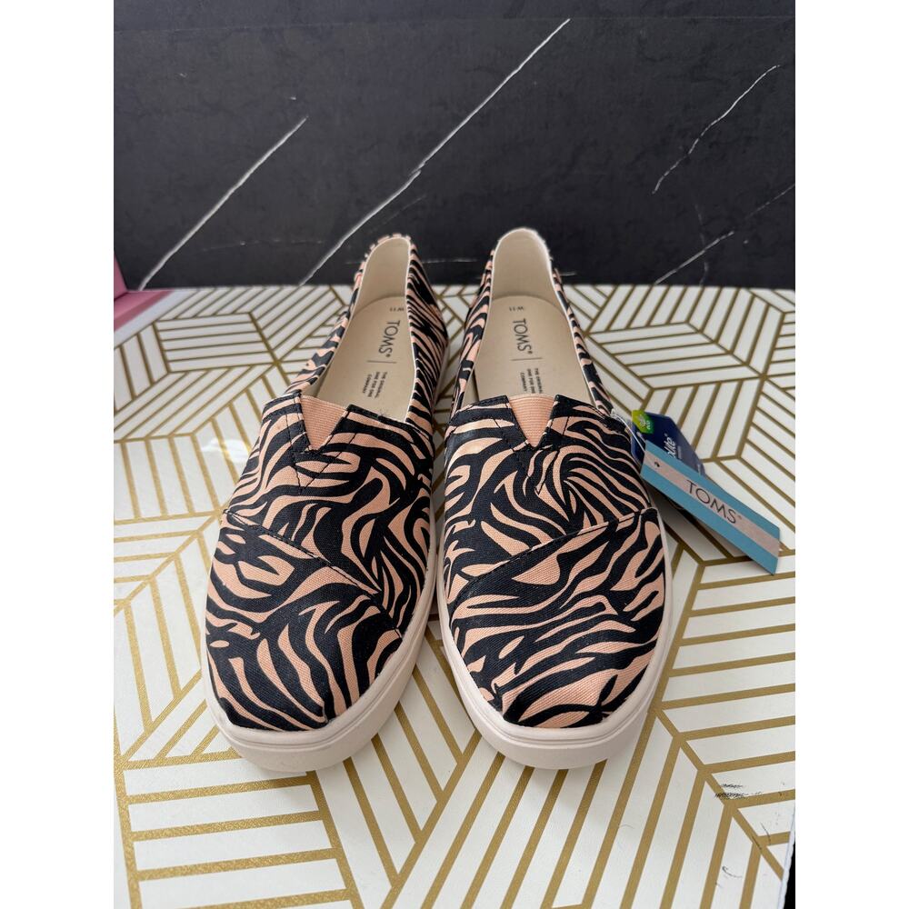TOMS Women's Alpargata Plus Animal Print Ortholite | Size 11